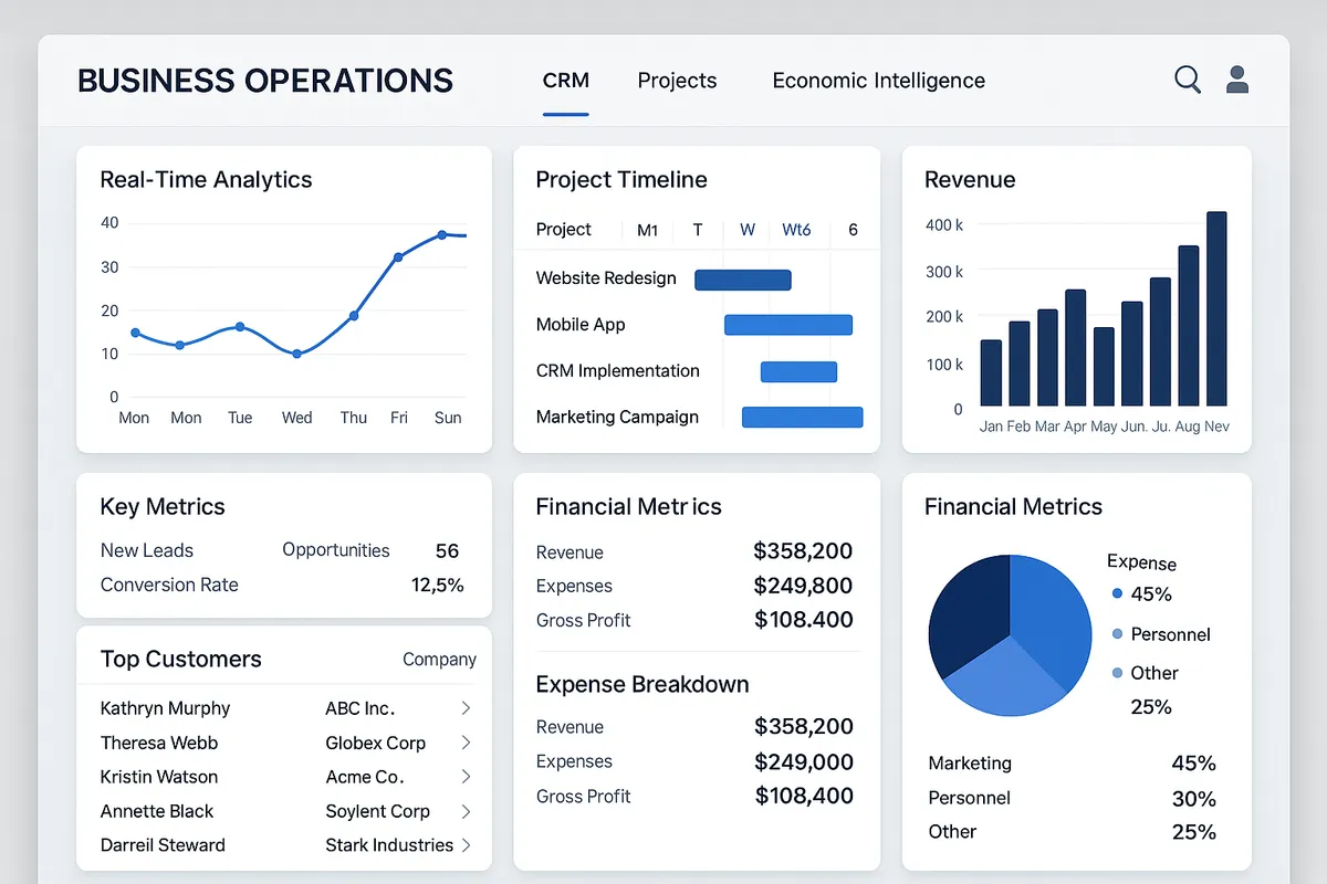MOBuS - Economic Graph Architecture for Business Operations